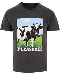 Pleasures X Playboy Bunny Cow T-shirt - Black
