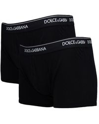 Dolce & Gabbana Double Pack Boxers - Black