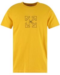 Yellow Off-White c/o Virgil Abloh T-shirts for Men | Lyst