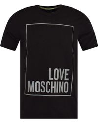 mens love moschino t shirt sale