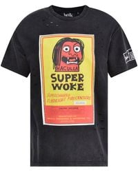 Haculla 'super Woke' T-shirt - Black