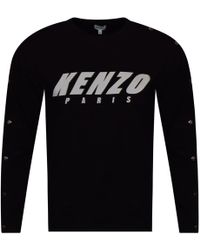 mens kenzo long sleeve t shirt