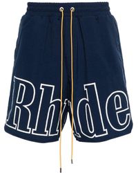 Rhude - Logo-print Shorts - Lyst