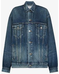 balenciaga denim shirt