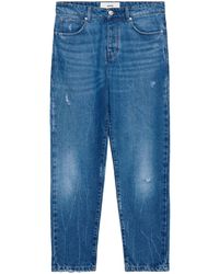 Ami Paris - Mid-rise Tapered Jeans - Men's - Cotton - Lyst