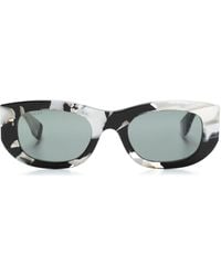 Gucci - Nouvelle Vague Rectangle-frame Sunglasses - Lyst