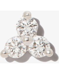 Maria Tash - 18k White Trinity Diamond Earring - Lyst