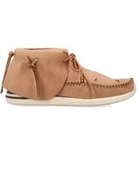 Visvim - Fbt-Lhamo-Folk Sneakers With Hand-Sewn Leather - Lyst
