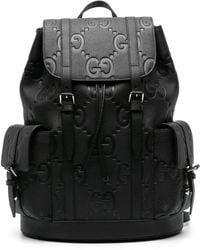 Gucci - Jumbo gg Leather Backpack - Lyst