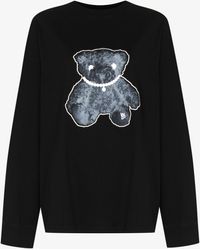 we11done - Bear Print T-shirt - Lyst