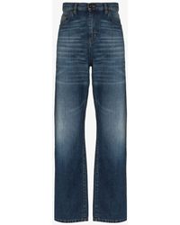 Saint Laurent - Authentic Straight-leg Jeans - Men's - Cotton - Lyst