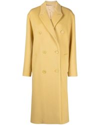 Isabel Marant - Yellow Theodore Double-breasted Coat - Lyst