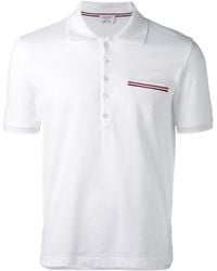 Thom Browne - Patch Pocket Polo Shirt - Lyst