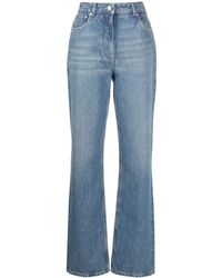 Ferragamo - High-rise Straight-leg Jeans - Women's - Cotton - Lyst