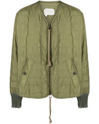 Greg Lauren - Army V-neck Quilted Jacket - Lyst