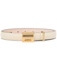 Isabel Marant - Lowell Buckled Leather Belt - Lyst