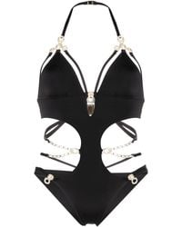 Agent Provocateur - Haislee Embellished Swimsuit - Lyst