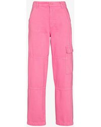 Reformation Bailey Utility Pants - Pink