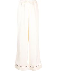 Sleeper - White Pastelle Patterned-jacquard Pyjama Bottoms - Women's - Rayon/polyester - Lyst