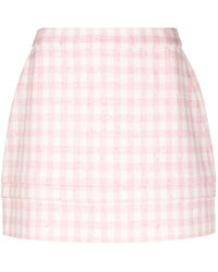 ShuShu/Tong - Tuck Checked Mini Skirt - Lyst