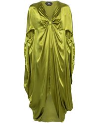 ‎Taller Marmo - Azores Silk-satin Dress - Lyst