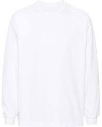 WTAPS - Logo-embroidered Long-sleeved Cotton T-shirt - Lyst
