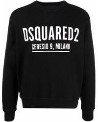 DSquared² - Ceresio9 Cool Sweatshirt Black - Lyst