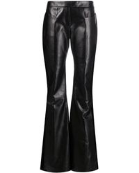 Tom Ford - Flared Leather Trousers - Lyst