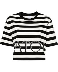 Patou - Striped Cotton T-Shirt - Lyst