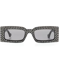 Gucci - Gene GG Rectangle-frame Sunglasses - Lyst