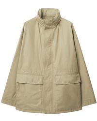 Burberry - Neutral Ekd-embroidered Hooded Jacket - Lyst