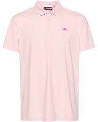 J.Lindeberg - Duff Logo-embroidered Polo Shirt - Lyst