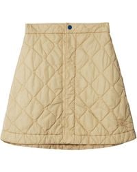 Burberry - Women Quilted Skirt - Lyst