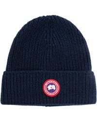 Canada Goose - Artic Disc Ribbed Beanie - Lyst