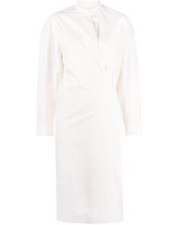 Lemaire - Crossover Design Shirt Dress - Lyst