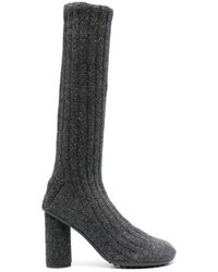 Bottega Veneta - Atomic 90mm Knitted Ankle Boots - Lyst