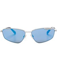 Balenciaga - Geometric-frame Sunglasses - Lyst