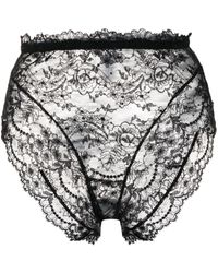 Dolce & Gabbana - High-waisted Chantilly-lace Briefs - Lyst