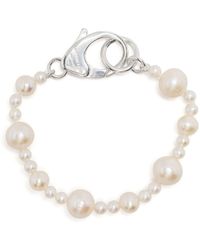 Hatton Labs - Sterling Silver Xl Pebbles Pearl Bracelet - Lyst