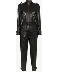 celine leather jumpsuit