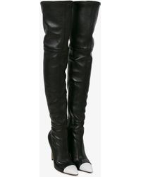 thigh high givenchy boots