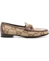Gucci - Maxi GG Canvas & Leather Loafer - Lyst