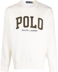Polo Ralph Lauren - Logo-print Crew-neck Sweatshirt - Lyst