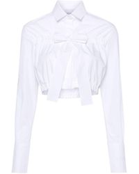 Patou - Shirt With Bow - Lyst