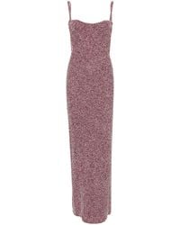Paris Georgia Basics - Pink Charlie Knitted Maxi Dress - Lyst