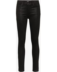 PAIGE - Hoxton Coated Skinny Jeans - Lyst