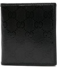Gucci - gg Crystal Bi-fold Wallet - Men's - Canvas - Lyst