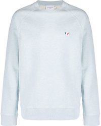 Maison Kitsuné - Tricolor Fox Cotton Sweatshirt - Lyst