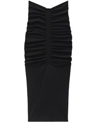 Alexander Wang - Ruched Maxi Skirt - Lyst