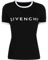 Givenchy - Classic Logo Collar T-Shirt For - Lyst